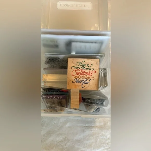 Large Acrylic Stamp Set (Stampin Up, Close to my Heart & others) - Picture 2 of 9